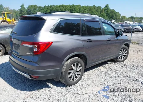 2021 Honda Pilot Awd Ex-L из США, поврежденный, VIN 5FNYF6H56MB009491